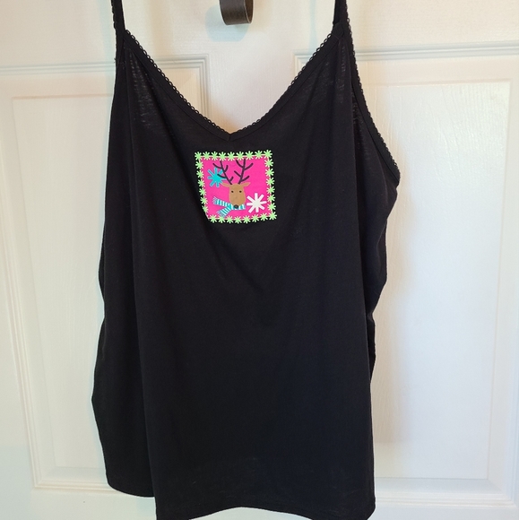 (570) Kim Roger's Woman's Intimates, Size: 2X Color: Black - Picture 2 of 13